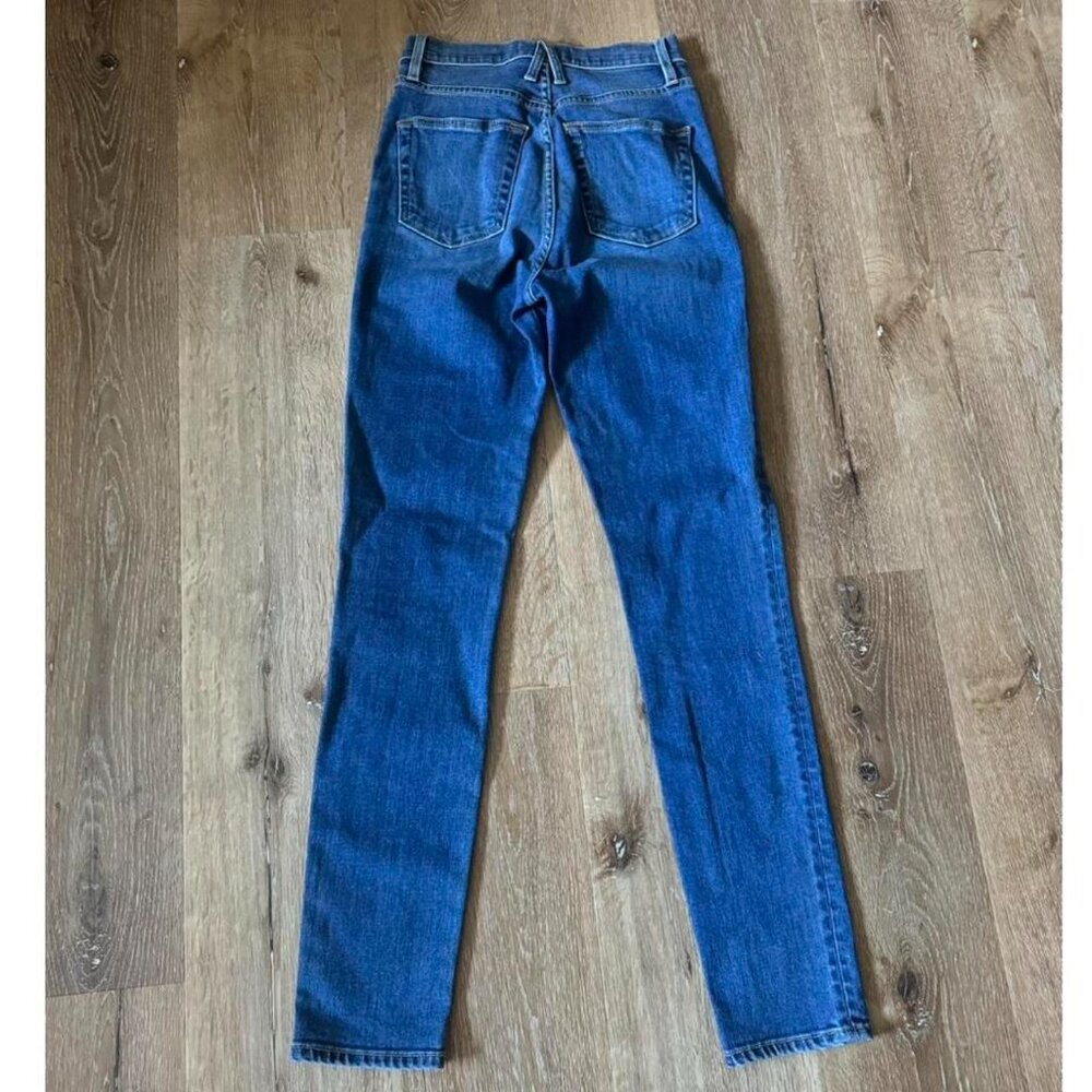 SLVRLake Denim Lou‎ Lou Cross My Heart Mid Rise Skinny Jean Size 25 - Picture 3 of 3